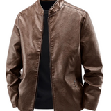 Juan™ | Chaqueta de cuero de motero