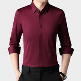 Mitchel™ | Camisa elástica sin arrugas para hombre