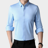 Mitchel™ | Camisa elástica sin arrugas para hombre